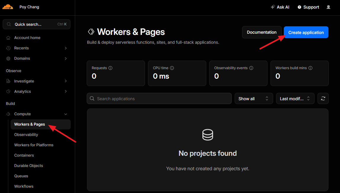 1 create application